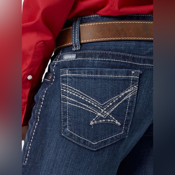 NEW WITH TAGS Cinch Ladies Ada Dark Wash Boot Cut Mid Rise Jeans size 28 5 - Picture 10 of 10